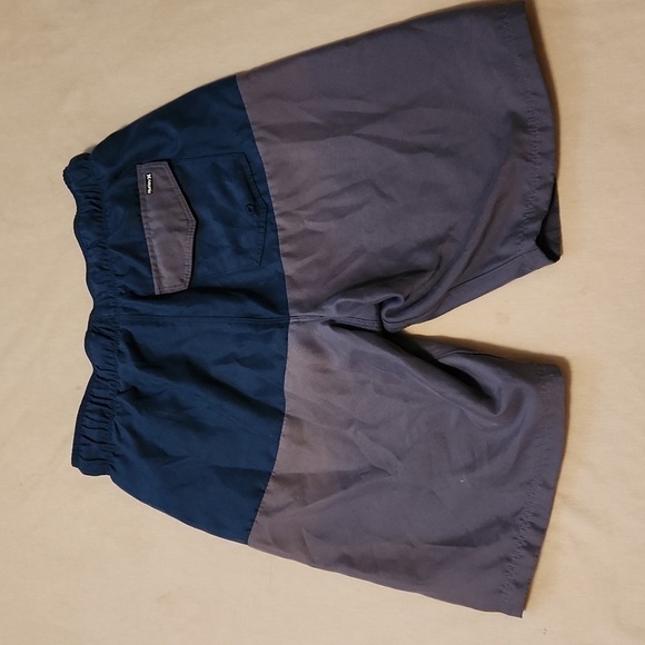 Hurley blue and gray swim trunks 10/ 12 - Picture 3 of 5